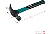 Столярный молоток-гвоздодёр Kraftool Fiberglass 560 г 20265-56_z01