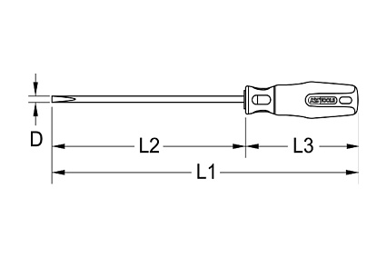 Отвертка KS Tools VDE 1000V 60 мм PH0 117.0522 177.0522