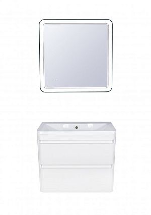 Тумба с раковиной Style Line Атлантика 80 см подвесная