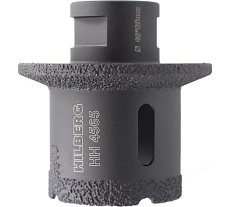 Коронка-фреза алмазная по плитке Hilberg 45-65 мм Super Hard М14 HH4565
