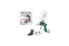 Краскораспылитель Eco SG-9500 с манометром (HVLP, сопло ф 1.4, 1.7 мм, верх. бак 600 мл, блистер) SG-9500HSTMU