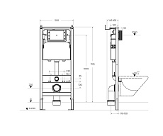 Инсталляция для унитаза BelBagno BB-101-M