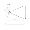 Поддон для душа Jacob Delafon Tolbiac 120x90 E6D332RU-NGM черный матовый