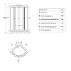 Душевая кабина Тритон Ультра А Щ0000039046 100x100 см, прозрачное