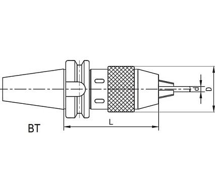 Патрон сверлильный самозажимной 0-13 мм BT40 MAS 403-BT тип BT40-APU13-100 SOVIS 19556