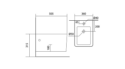 Подвесное биде Aquatek Либра New AQ0506N-00 белый