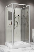 Душевая кабина Niagara Standart ST100/15Q/BK 100x100 стекло прозрачное, без крыши, без г/м