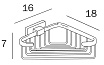 Полка Inda Lea A18310CR хром