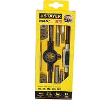 Набор метчиков и плашек Stayer MASTER 12 предметов 28012-H12_z01