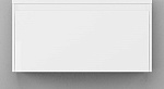 Тумба под раковину Velvex Klaufs 90 см подвесная, 1 ящик белый глянец