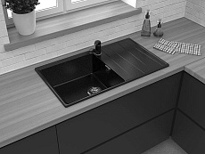 Кухонная мойка GranFest Level GF-LV-860L 86 см серый