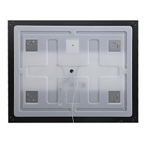 Зеркало BelBagno SPC-KRAFT-1400-800-SENS-NERO 140x80 см сенсорный выключатель, черный