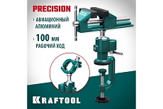 Шарнирно-поворотные тиски Kraftool Precision 75 мм 32711-75