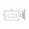 Инсталляция для унитаза OLI 120 Eco Sanitarblock pneumatic 879235pKA00 с кнопкой Karisma хром