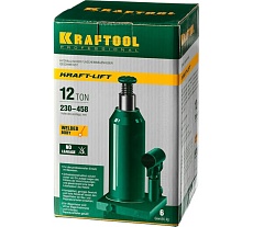 Гидравлический бутылочный домкрат 12т, 230-458мм, Kraftool Kraft-Lift 43462-12_z01