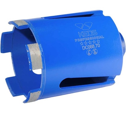 Коронка алмазная по бетону (68/70 мм; М16) KEOS DC068.70