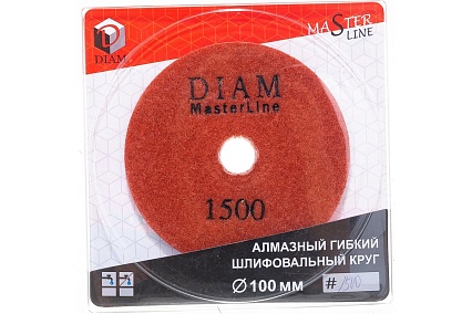 Круг алмазный гибкий шлифовальный АГШК (100х2.5 мм; №1500; мокрая) Diam 579
