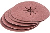 Круг шлифовальный фибровый Flex 243-009 (5 шт; 125 мм; P60; 12000 об/мин; 80 м/с) Hammer 526838