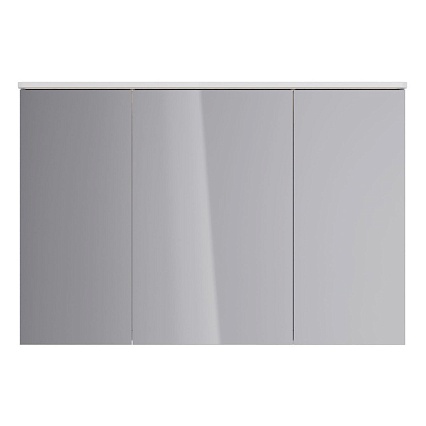 Зеркальный шкаф Lemark Zenon 120x80 LM120ZS-Z с подсветкой, белый глянец