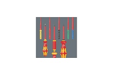 Набор бит с битодержателем WERA Kraftform Kompakt VDE 17 extra slim 1 Tool Finder 2x9x98; PH1x157; PH2x157; PZ1x157; PZ2x157; 1x1x157; 1x2x157; TX1 WE-006612