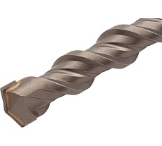 Бур по бетону, двойная спираль, Cobalt W-tip (20x260 мм; SDS PLUS) Denzel 705047