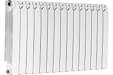 Радиатор биметаллический Теплоприбор с межосевым расстоянием 500мм, 15 секций BR1-500/15