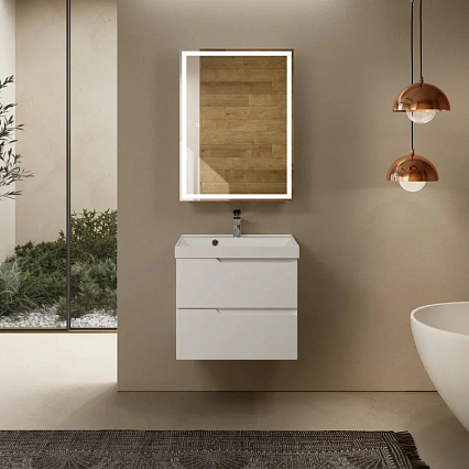 Тумба с раковиной AQUAme S3 60 см