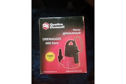 Дренажный насос Quattro Elementi Drenaggio 400 Zero 241-802