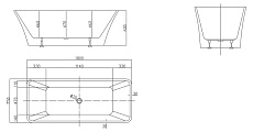 Акриловая ванна BelBagno BB60 180x75 белый