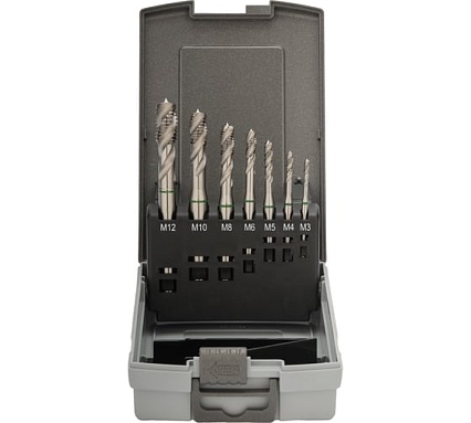 Набор машинных метчиков RUKO HSS-Co5 35 град.M3-M12 245062RO