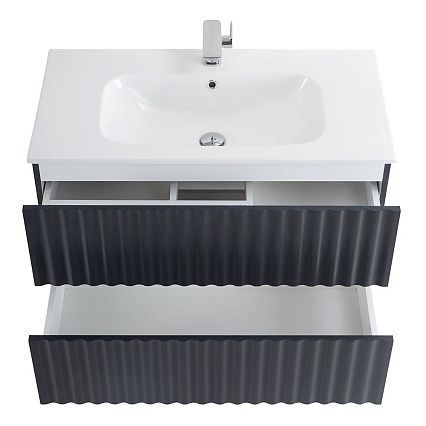 Тумба с раковиной Art&Max Elegant 90 см, LED подсветка