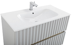 Мебель для ванной Art&Max Elegant 80 см, LED подсветка, светло-серый