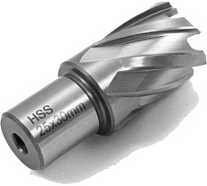 Сверло по металлу корончатое 25.0 мм, М2, хвостовик WELDON 19 мм, 1 шт NOVOCRAFT WSD196230125