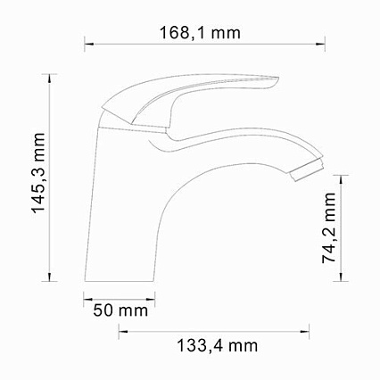 Смеситель для раковины WasserKRAFT Rossel 2803