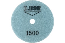 Алмазный гибкий шлифовальный круг STONE-WET+DRY 100 мм, №1500 D.BOR D-S-WD-100-1500