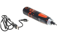 Аккумуляторная отвертка Black&Decker ION + 4 насадки BD40K4-RU