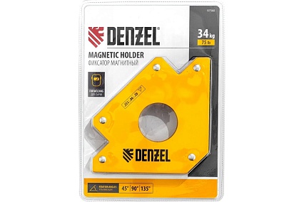 Фиксатор магнитный для сварочных работ усилие 75 LB Denzel 97560