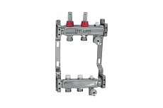 Коллекторная группа 1 Heizen нержавеющая сталь, 2 выходов на 3/4, IVR 802 180222502