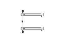 Комплект плеч (40х550 мм) для аппаратов контактной сварки серии RS Fubag 38944