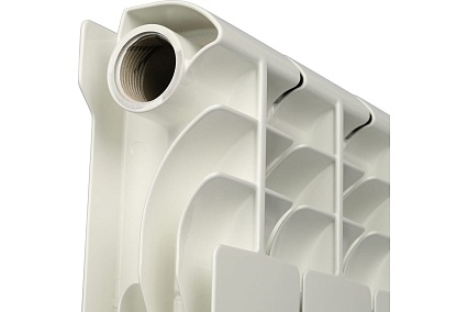 Биметаллический радиатор Rommer Profi BM 350 BI350-80-80-130 4 секции RAL9016 86629