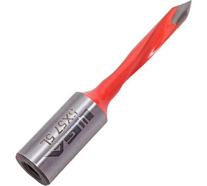 Сверло сквозное ECO HW 5x57 мм, S10x20 мм, LH Greatwood TL00000353