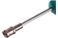 Отвертка для бит 1/4 с самозажимным адаптером 100 мм Jettools D7-4-610014