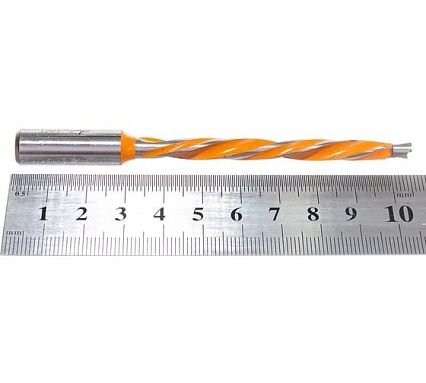 Сверло присадочное усиленное "глухое" (6x105 мм; S=10x20 мм; LH) ROTIS 412.06105L