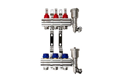 Коллектор+кронштейн+торцевая секция Ридан FHF-3RF set 088U0723R