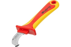 Диэлектрический нож для снятия оплетки электрокабелей Сибртех 78808