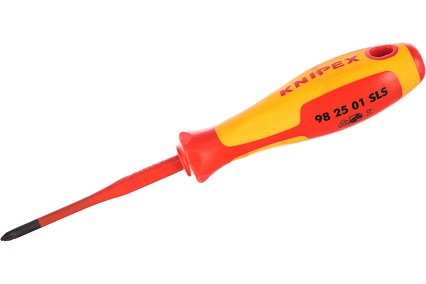 Тонкая отвертка Knipex PlusMinus Pozidriv KN-982501SLS