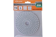 Круги шлифовальные гибкие Sturm ! 9012-W100-100