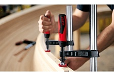Струбцина BESSEY из ковкого чугуна 300/80, усилие 6 кН, с 2-компонентной рукояткой BE-TG30B8-2K