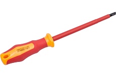 Отвертка Sturm 1040-17-SL6-150 шлиц, ДИЭЛЕКТРИЧЕСКАЯ, эрго ручка, SL6,5х150мм