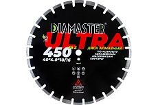 Диск сегментный по асфальту Laser ULTRA 450x4x10/16x25.4 мм, 28/24+4z, wet/dry Diamaster 001.000.8197